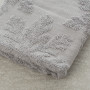 Haus Toalla para Manos Copos Jacquard Gris 100x50cm 100% Algodón