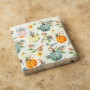 Juego de 20 Servilletas Cocktail Pumkin Floral Beige 25x25cm