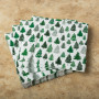 Juego de 20 Servilleta Lunch Árbol Nordic Forest Blanco / Verde 33x33cm