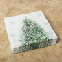 Juego de 20 Servilletas Lunch Simple Season Tree Beige 33x33cm