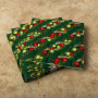 Juego de 20 Servilletas Lunch Christmas Garland 33x33cm