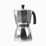 Bene Casa Cafetera para Espresso Silver 6 Tazas / 1.41L de  Acero Inoxidable con Tapa Transparente