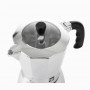 Bene Casa Cafetera para Espresso Silver 6 Tazas / 1.41L de  Acero Inoxidable con Tapa Transparente