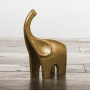 Haus Figura Elefante Pequeño Dorado de Aluminio