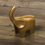 Haus Figura Elefante Pequeño Dorado de Aluminio