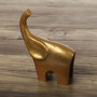 Haus Figura Elefante Pequeño Dorado de Aluminio