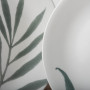 Corelle Vajilla Redonda Solar Print 12 Piezas Blanco / Verde