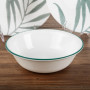 Corelle Vajilla Redonda Solar Print 12 Piezas Blanco / Verde