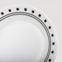 Corelle Vajilla Redonda City Block 12 Piezas Blanco / Negro