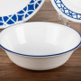 Corelle Vajilla Redonda Cobalt Circles 12 Piezas Blanco / Azul