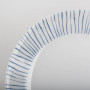 Corelle Vajilla Redondo Botanical Stripe 12 Piezas Blanco / Azul