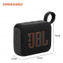 JBL Parlante Portátil Bluetooth GO4 Resistente al Agua