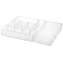 Organizador para Cosméticos Rectangular Grande 7 Servicios 100% Acrílico