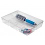 Organizador de 4 divisiones Clear Rain Interdesign