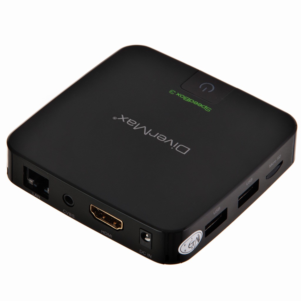 Convertidor Smart para TV con control de voz y teclado 3 USB SpeedBox 3  DiverMax